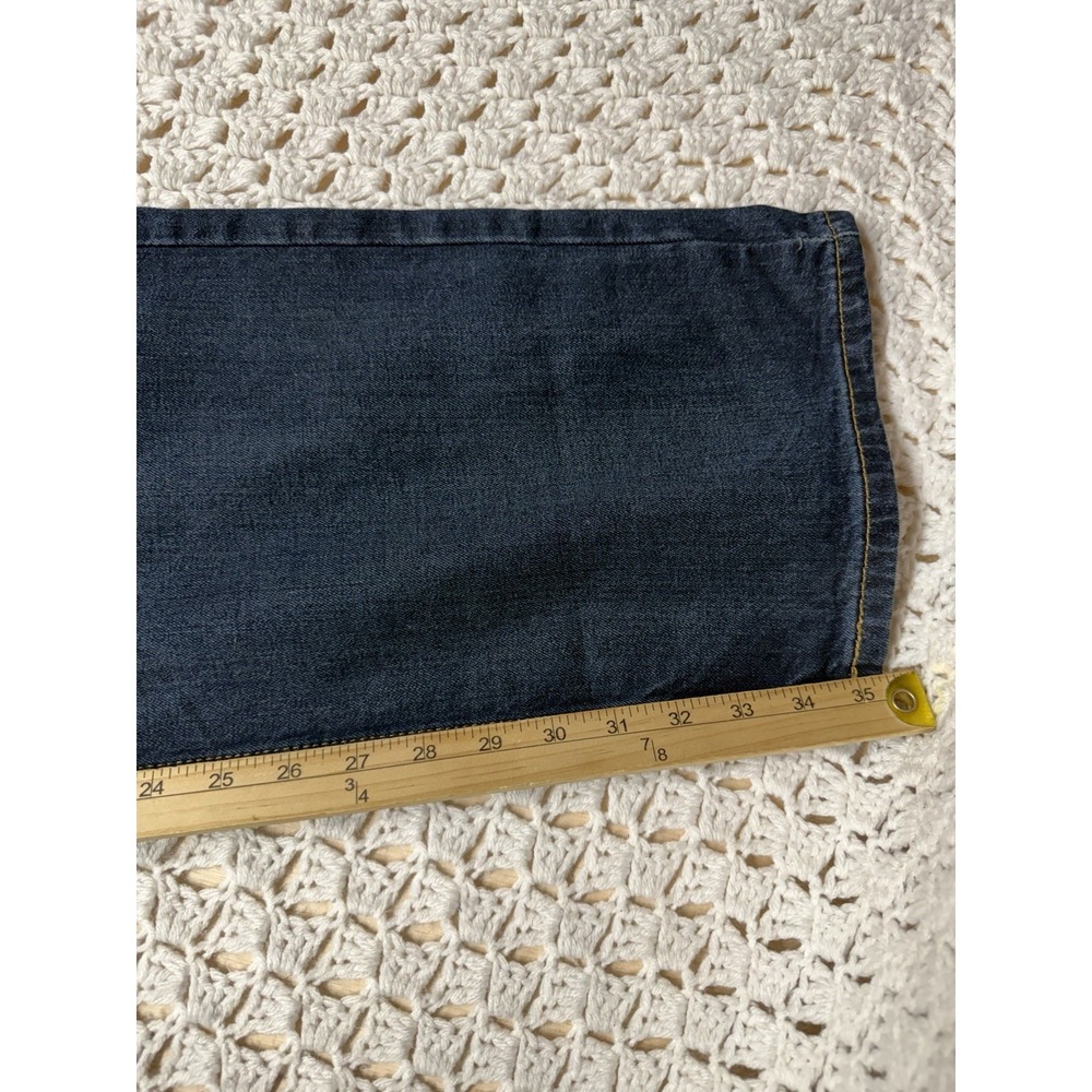 Levis 569 Jeans Mens Tag 38x36 Fits 40x35 Blue Denim Loose Straight NWT - Picture 5 of 13
